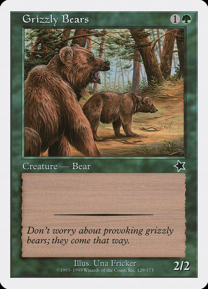 Grizzly Bears [Starter 1999] - Magic: The Gathering - Card Brawlers | Quebec | Canada |