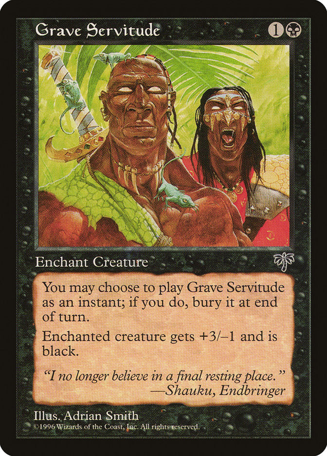 Grave Servitude [Mirage] - Magic: The Gathering - Card Brawlers | Quebec | Canada |