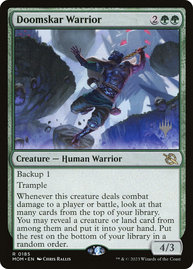 Doomskar Warrior (Promo Pack) [March of the Machine Promos] - Magic: The Gathering - Card Brawlers | Quebec | Canada |