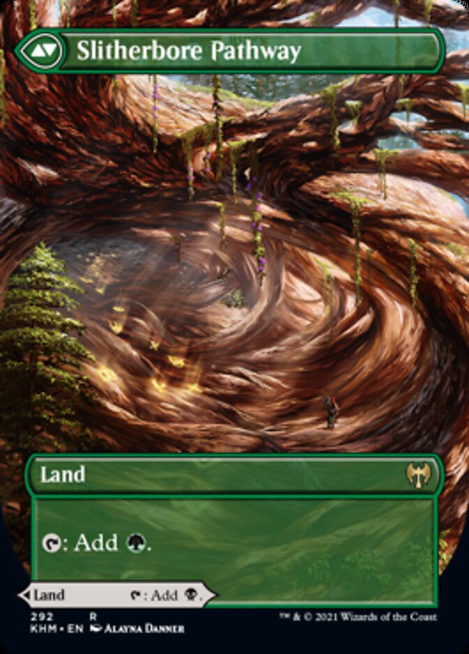 Darkbore Pathway // Slitherbore Pathway (Borderless Alternate Art) [Kaldheim] - Magic: The Gathering - Card Brawlers | Quebec | Canada |