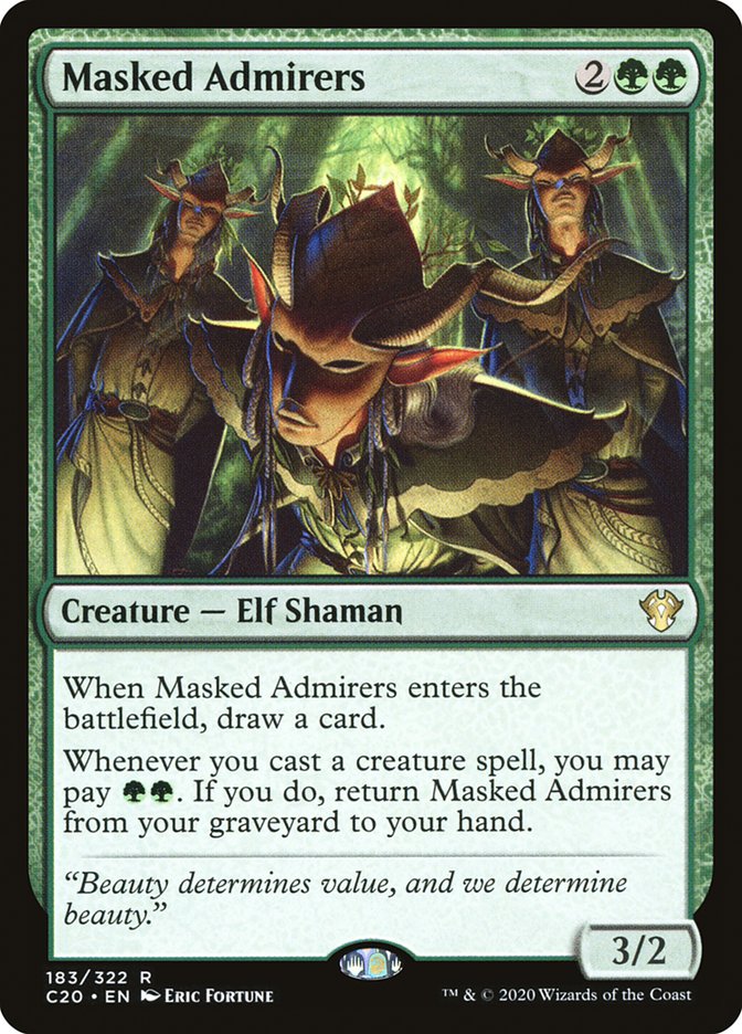 Masked Admirers [Commander 2020] - Magic: The Gathering - Card Brawlers | Quebec | Canada |