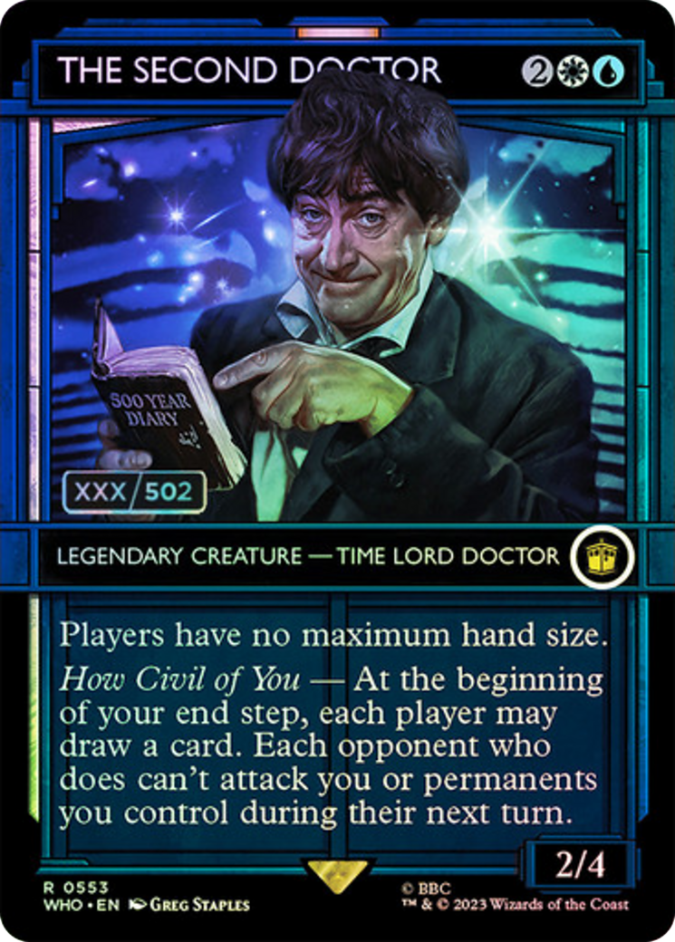 The Second Doctor (Serial Numbered) [Doctor Who] - Magic: The Gathering - Card Brawlers | Quebec | Canada |