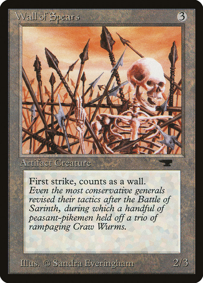 Wall of Spears [Antiquities] - Magic: The Gathering - Card Brawlers | Quebec | Canada |