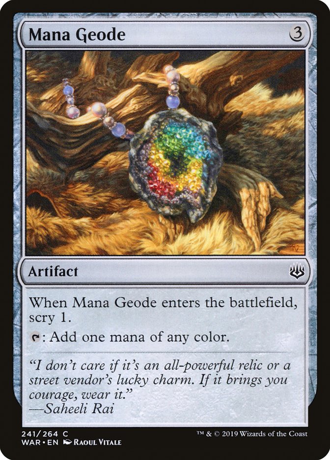 Mana Geode [War of the Spark] - Magic: The Gathering - Card Brawlers | Quebec | Canada |