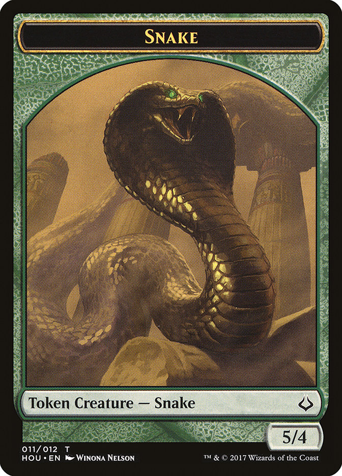 Snake Token [Hour of Devastation Tokens] - Magic: The Gathering - Card Brawlers | Quebec | Canada |