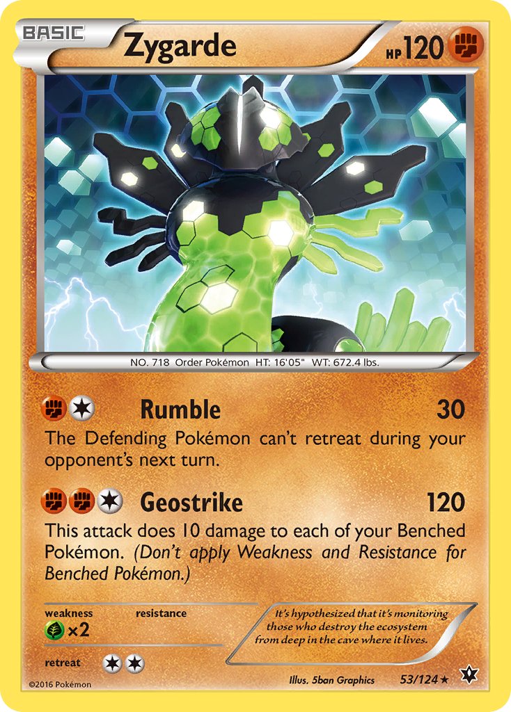 Zygarde (53/124) (Theme Deck Exclusive) [XY: Fates Collide] - Pokémon - Card Brawlers | Quebec | Canada |