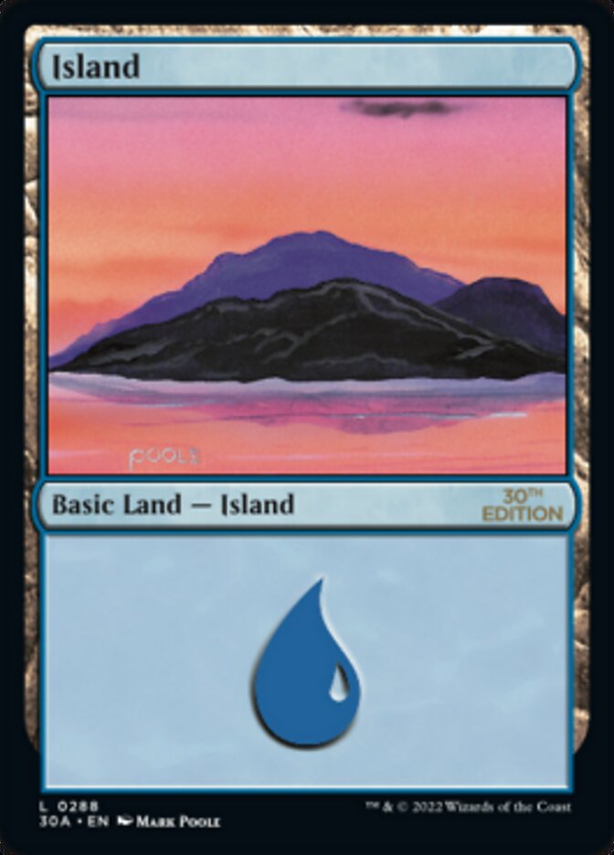 Island (288) [30th Anniversary Edition] - Magic: The Gathering - Card Brawlers | Quebec | Canada |