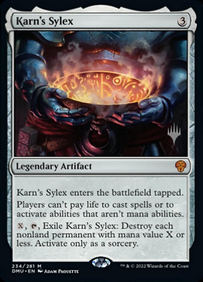 Karn's Sylex (Promo Pack) [Dominaria United Promos] - Magic: The Gathering - Card Brawlers | Quebec | Canada |
