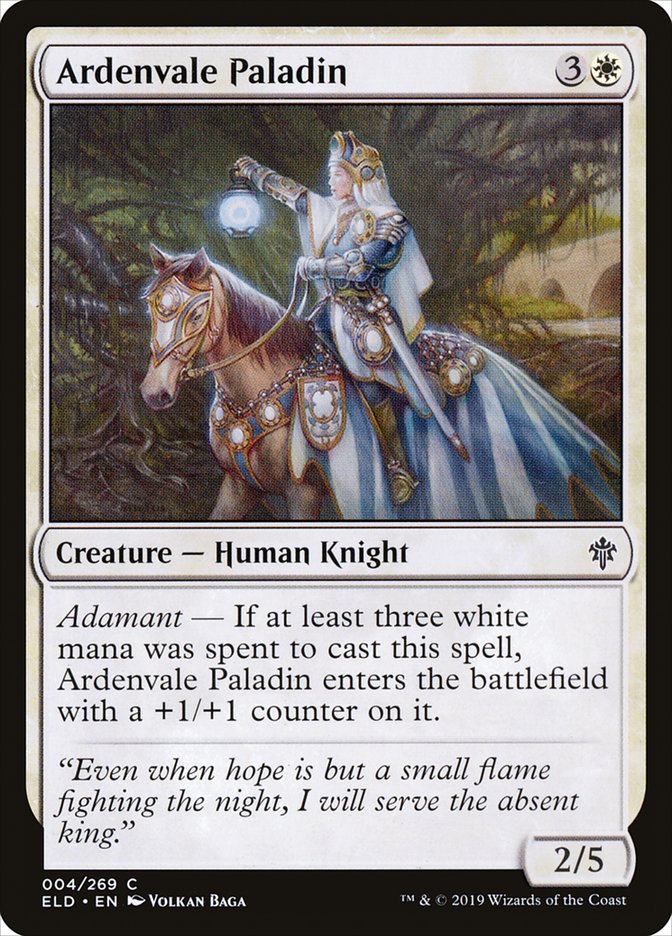 Ardenvale Paladin [Throne of Eldraine] - Magic: The Gathering - Card Brawlers | Quebec | Canada |
