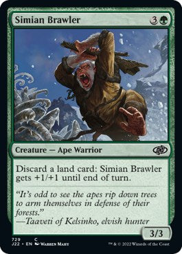Simian Brawler [Jumpstart 2022] - Magic: The Gathering - Card Brawlers | Quebec | Canada |