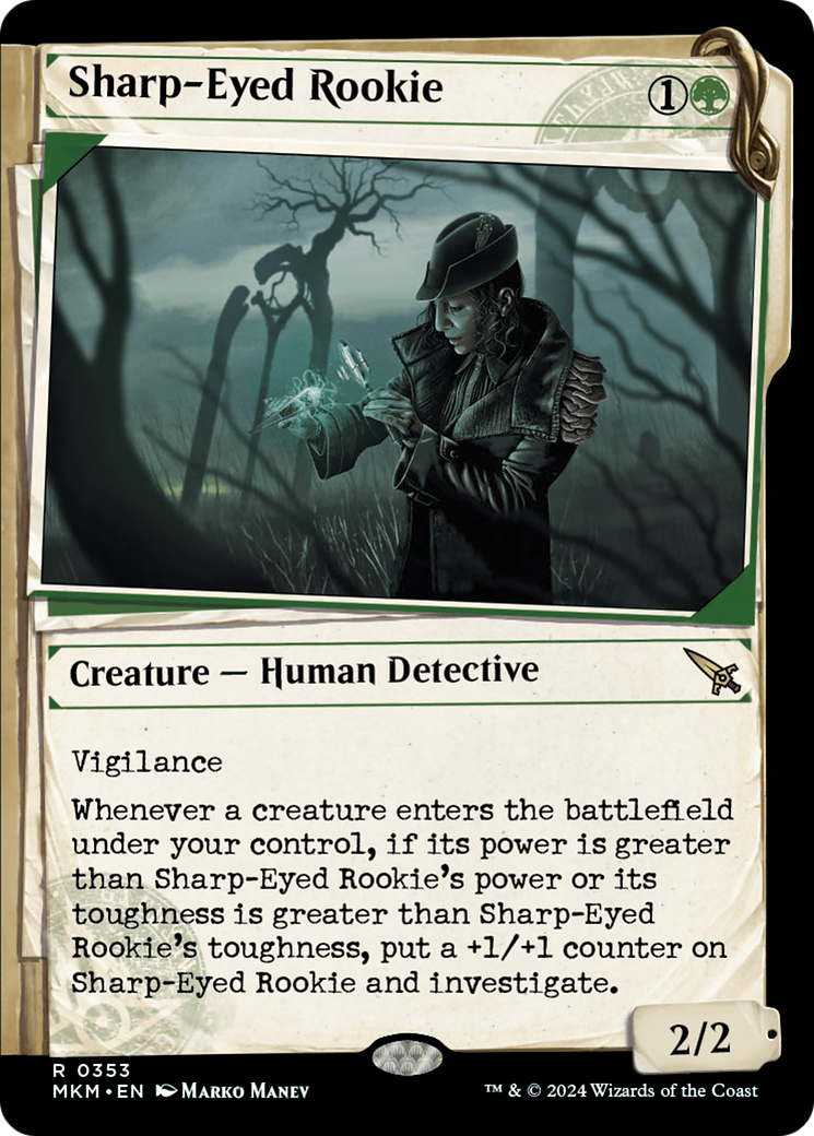 Sharp-Eyed Rookie (Showcase) [Murders at Karlov Manor] - Magic: The Gathering - Card Brawlers | Quebec | Canada |