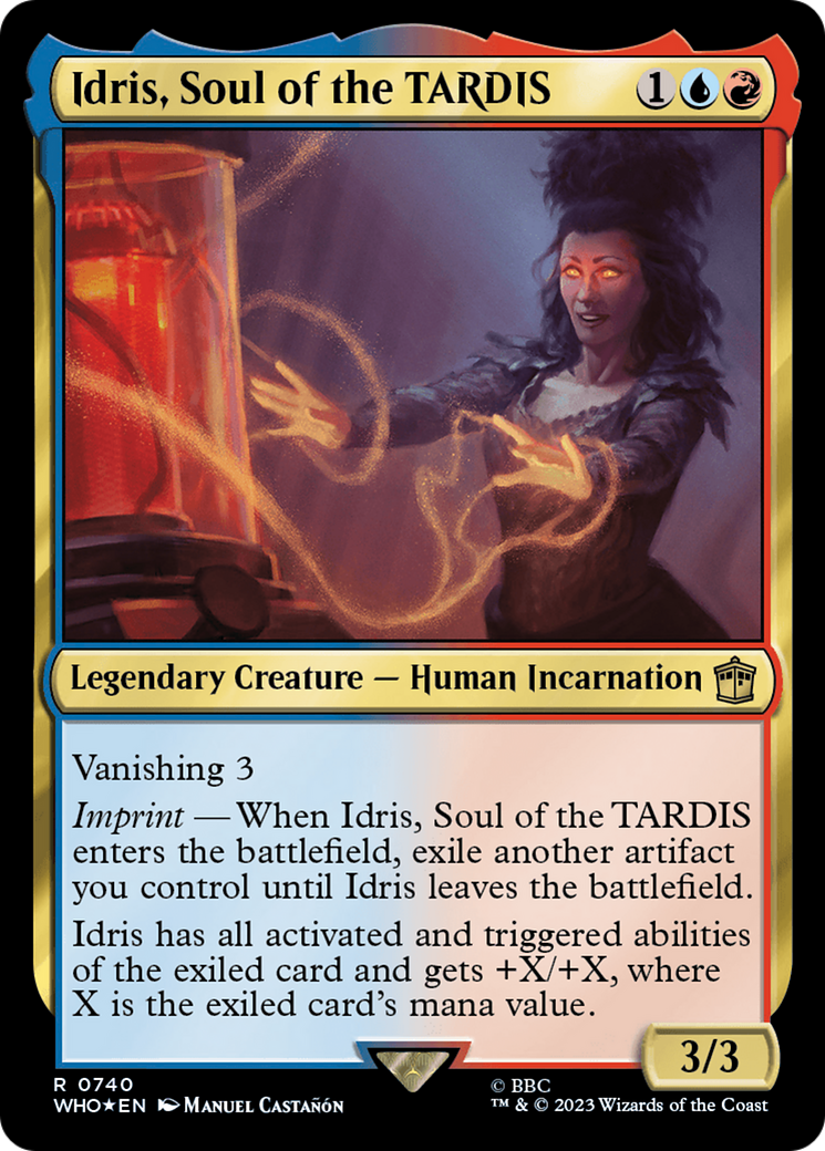 Idris, Soul of the TARDIS (Surge Foil) [Doctor Who] - Magic: The Gathering - Card Brawlers | Quebec | Canada |