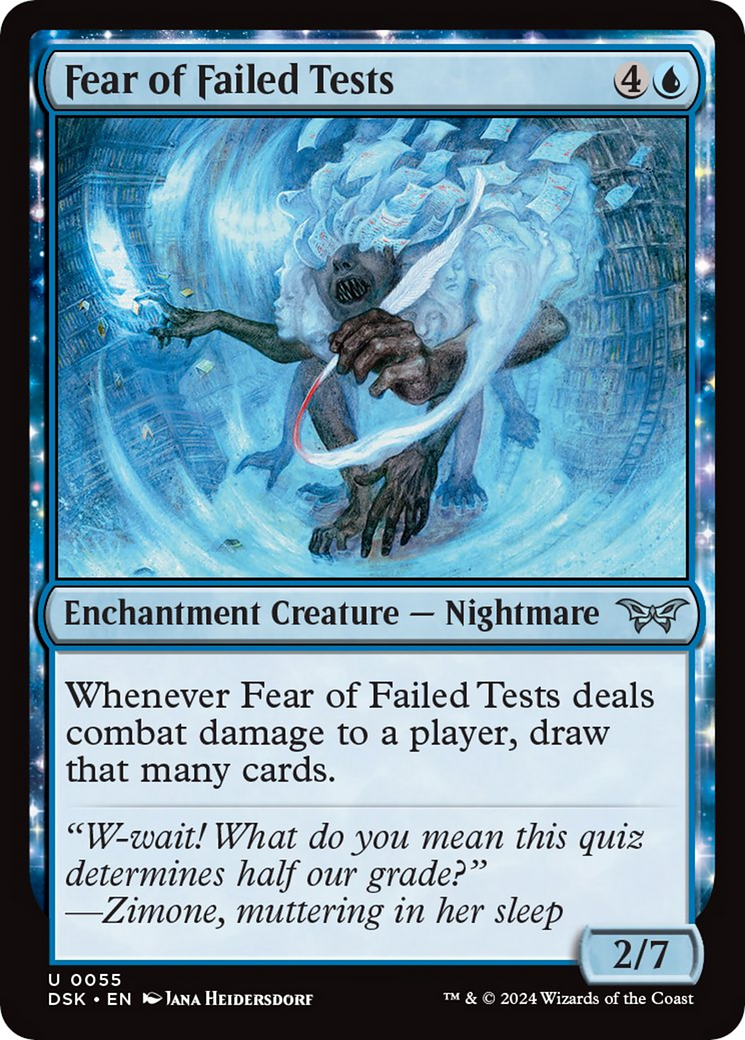 Fear of Failed Tests [Duskmourn: House of Horror] - Magic: The Gathering - Card Brawlers | Quebec | Canada |