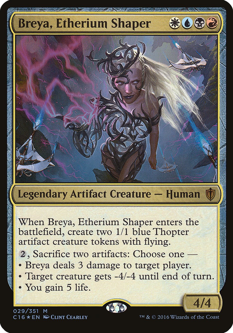 Breya, Etherium Shaper (Oversized) [Commander 2016 Oversized] - Magic: The Gathering - Card Brawlers | Quebec | Canada |
