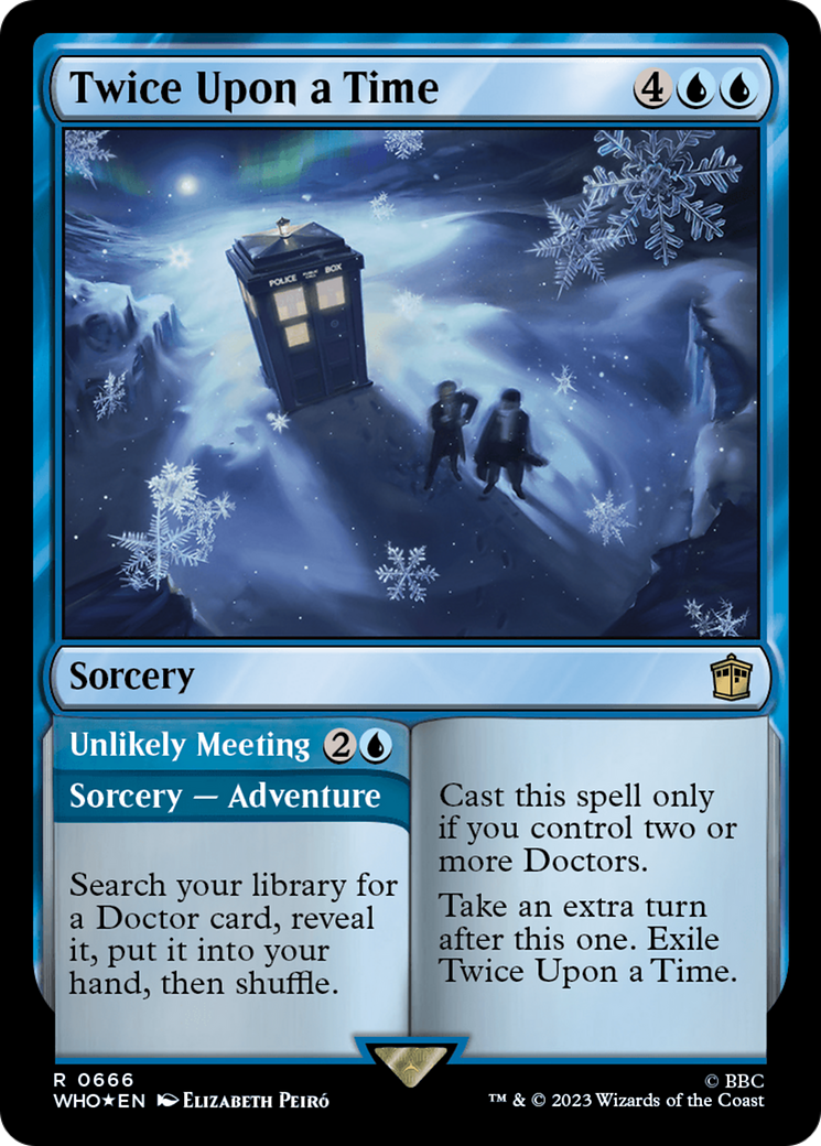 Twice Upon a Time // Unlikely Meeting (Surge Foil) [Doctor Who] - Magic: The Gathering - Card Brawlers | Quebec | Canada |