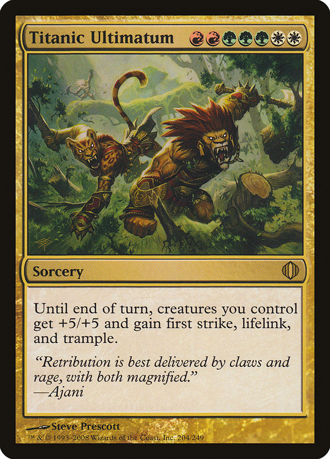 Titanic Ultimatum [Shards of Alara] - Magic: The Gathering - Card Brawlers | Quebec | Canada |
