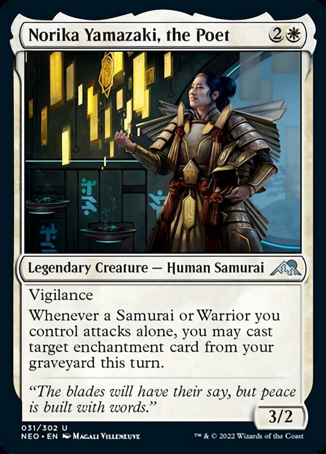 Norika Yamazaki, the Poet [Kamigawa: Neon Dynasty] - Magic: The Gathering - Card Brawlers | Quebec | Canada |