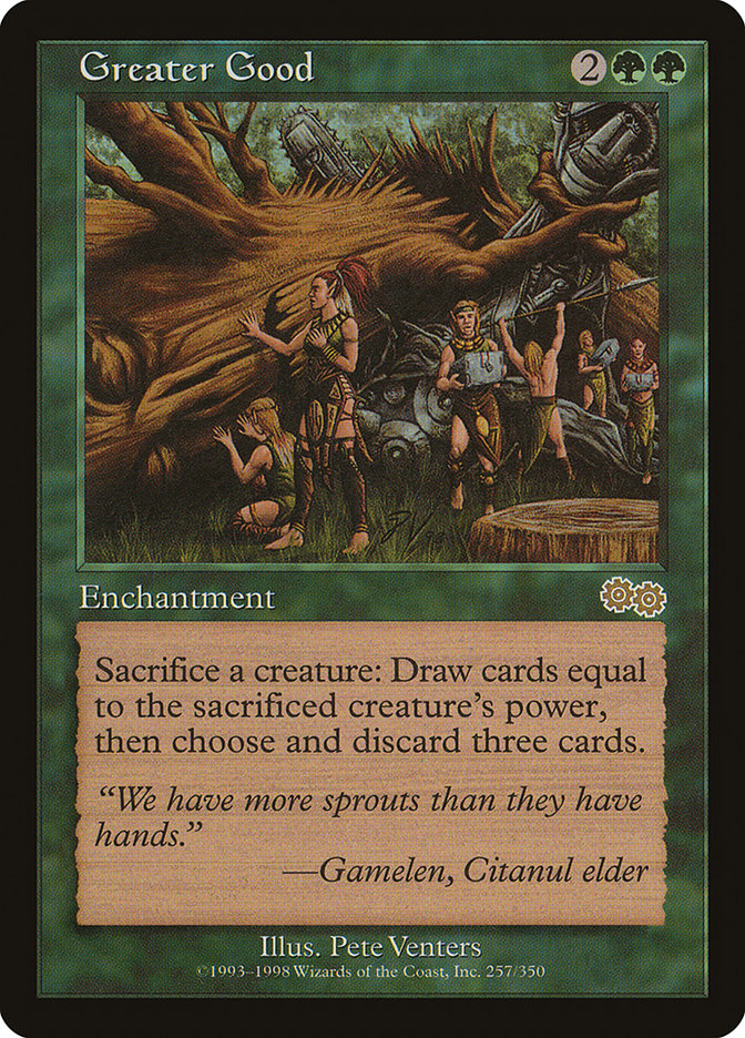 Greater Good [Urza's Saga] - Magic: The Gathering - Card Brawlers | Quebec | Canada |