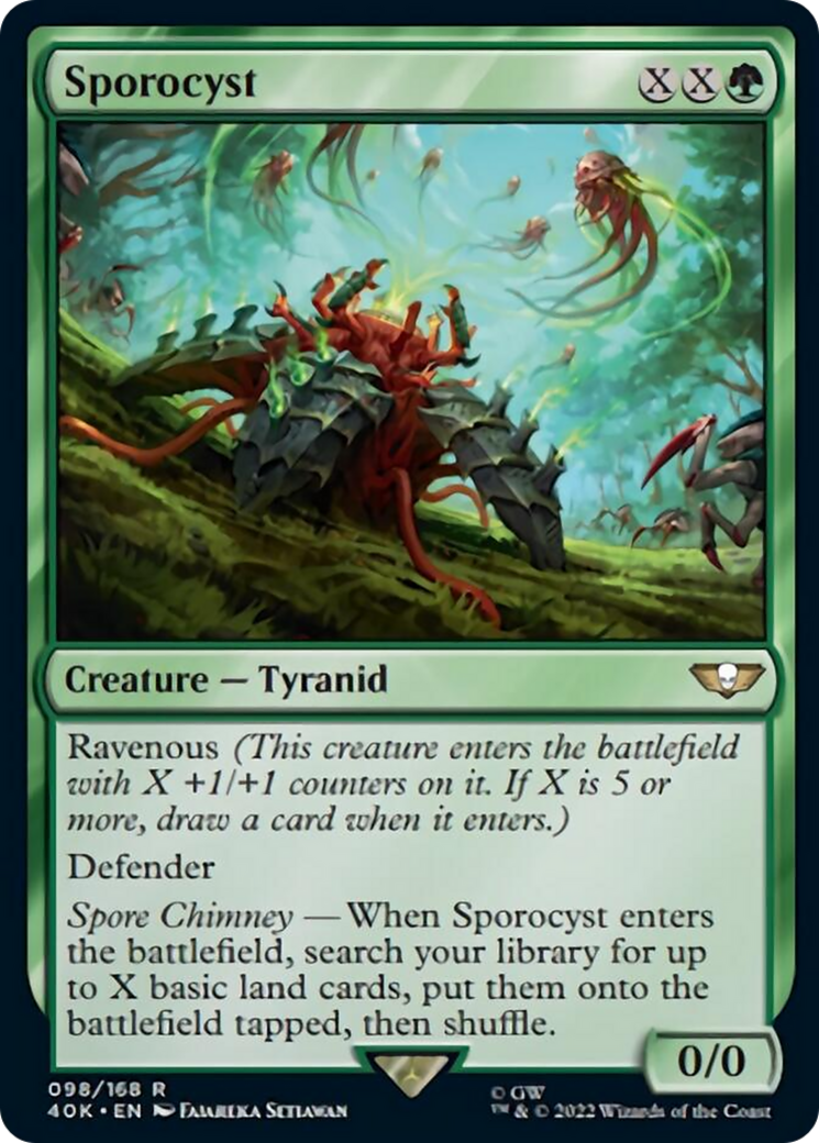 Sporocyst (Surge Foil) [Warhammer 40,000] - Magic: The Gathering - Card Brawlers | Quebec | Canada |