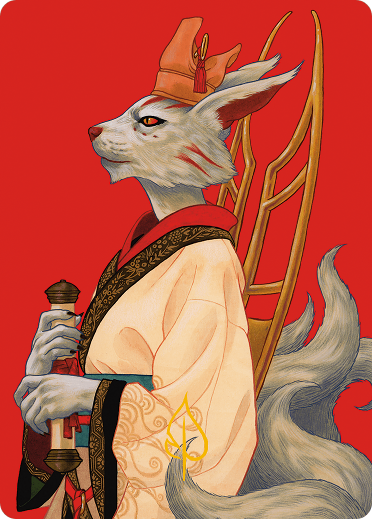 Pearl-Ear, Imperial Advisor Art Card (Gold-Stamped Signature) [Modern Horizons 3 Art Series] - Magic: The Gathering - Card Brawlers | Quebec | Canada |