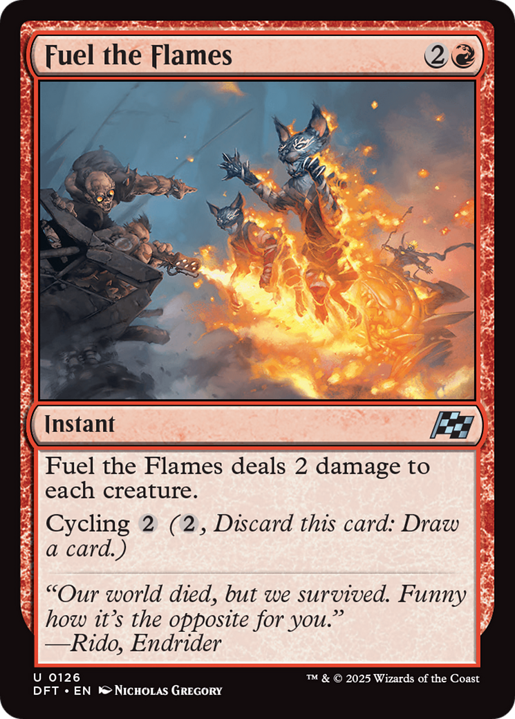 Fuel the Flames [Aetherdrift] - Magic: The Gathering - Card Brawlers | Quebec | Canada |
