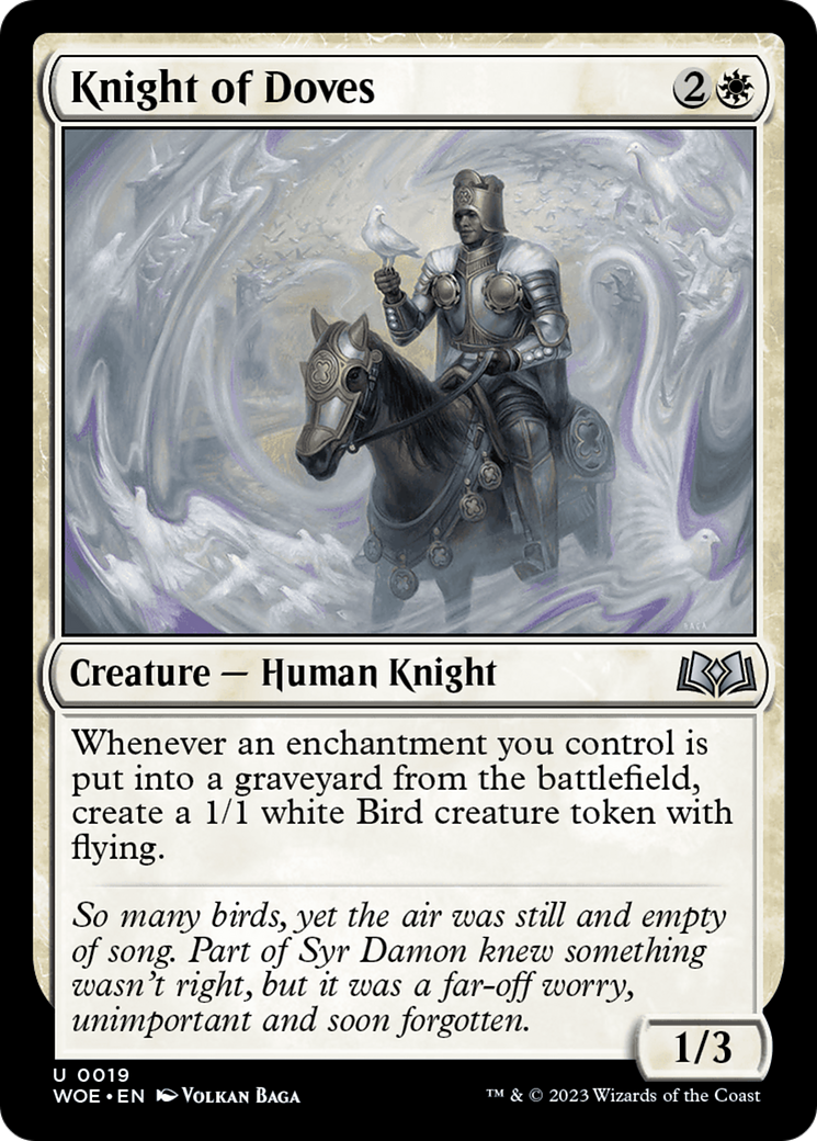 Knight of Doves [Wilds of Eldraine] - Magic: The Gathering - Card Brawlers | Quebec | Canada |