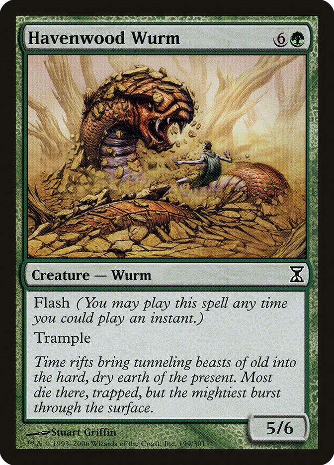 Havenwood Wurm [Time Spiral] - Magic: The Gathering - Card Brawlers | Quebec | Canada |