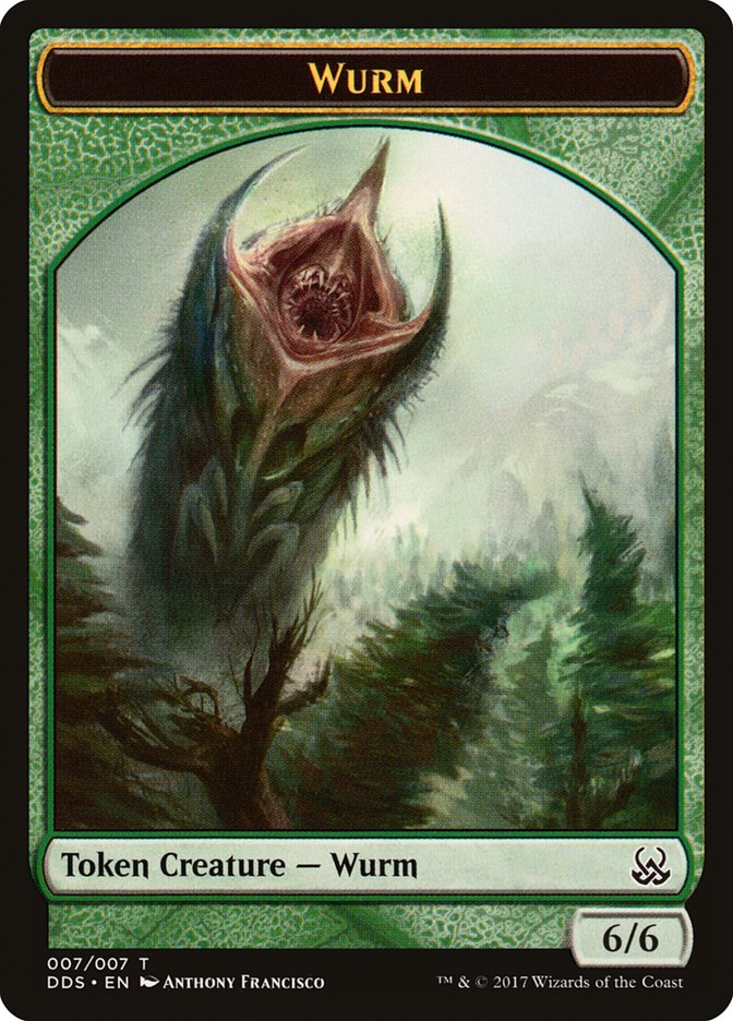 Wurm Token [Duel Decks: Mind vs. Might Tokens] - Magic: The Gathering - Card Brawlers | Quebec | Canada |