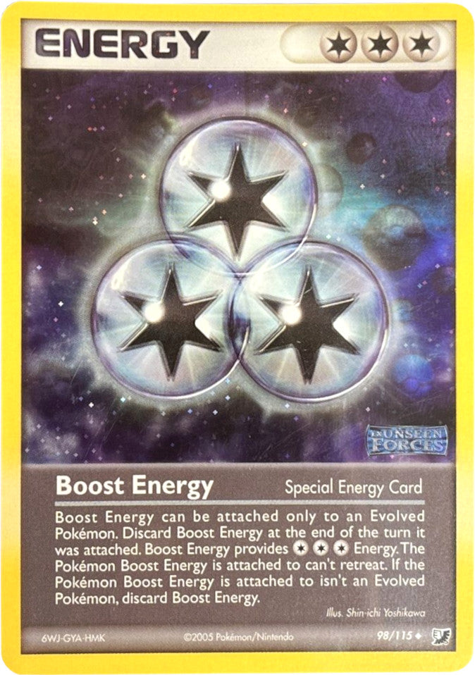 Boost Energy (98/115) (Stamped) [EX: Unseen Forces] - Pokémon - Card Brawlers | Quebec | Canada |
