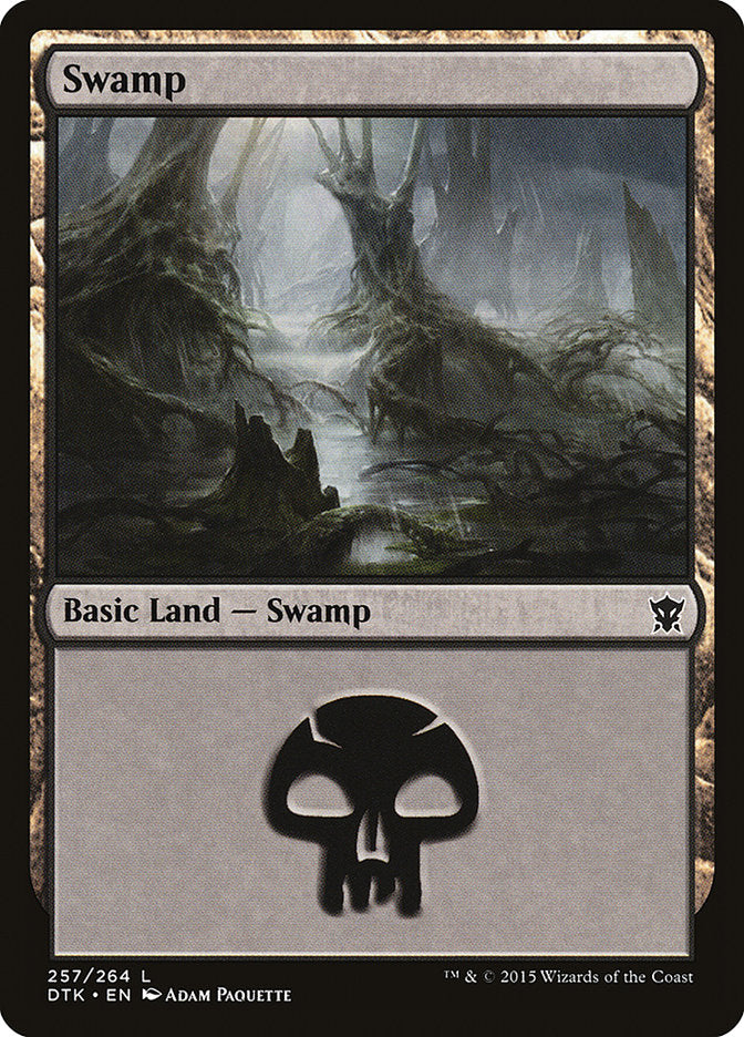 Swamp (257) [Dragons of Tarkir] - Magic: The Gathering - Card Brawlers | Quebec | Canada |