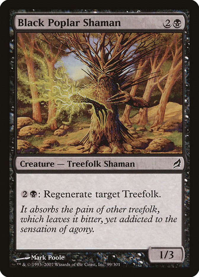 Black Poplar Shaman [Lorwyn] - Magic: The Gathering - Card Brawlers | Quebec | Canada |