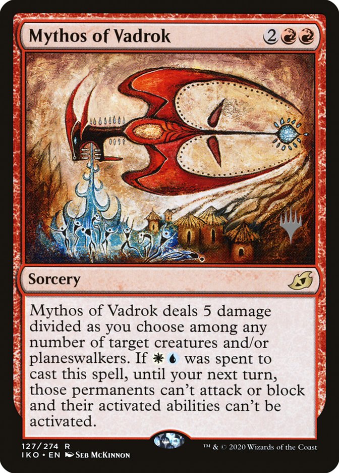 Mythos of Vadrok (Promo Pack) [Ikoria: Lair of Behemoths Promos] - Magic: The Gathering - Card Brawlers | Quebec | Canada |