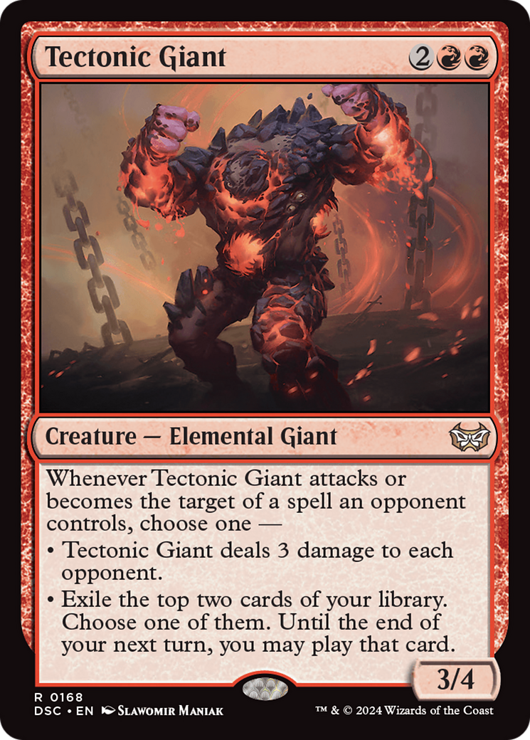 Tectonic Giant [Duskmourn: House of Horror Commander] - Magic: The Gathering - Card Brawlers | Quebec | Canada |