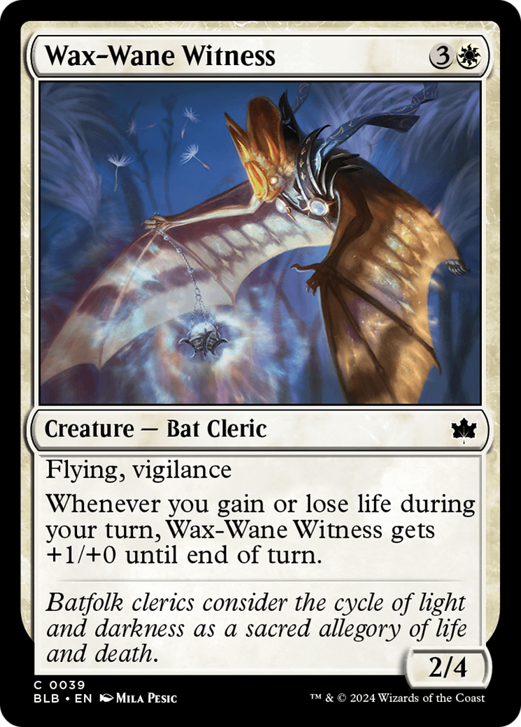 Wax-Wane Witness [Bloomburrow] - Magic: The Gathering - Card Brawlers | Quebec | Canada |