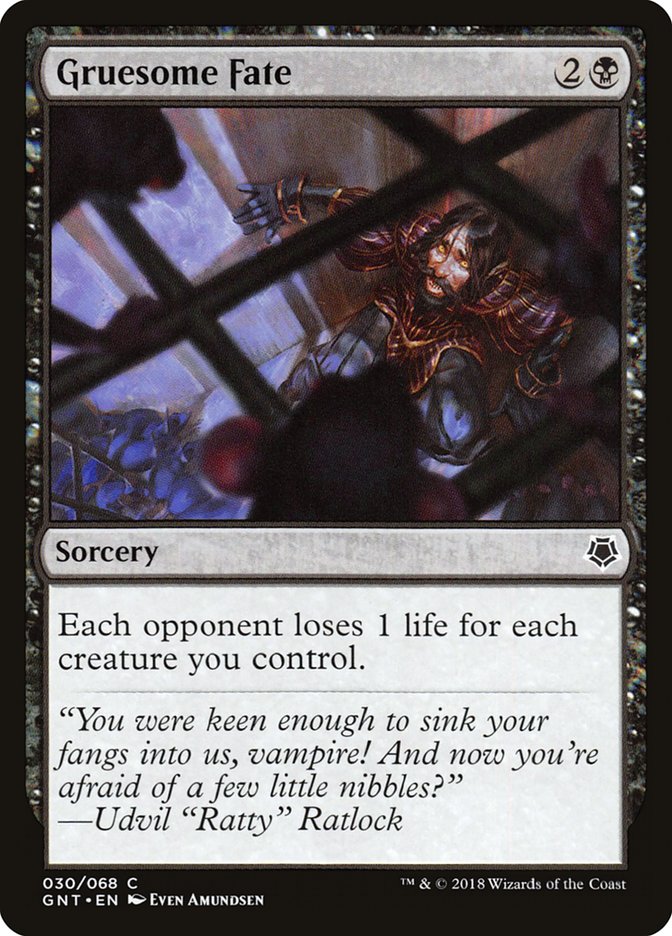 Gruesome Fate [Game Night 2018] - Magic: The Gathering - Card Brawlers | Quebec | Canada |