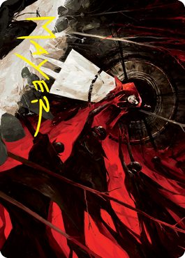 Curse of Hospitality Art Card (Gold-Stamped Signature) [Innistrad: Crimson Vow Art Series] - Magic: The Gathering - Card Brawlers | Quebec | Canada |