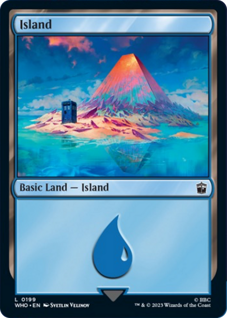 Island (199) [Doctor Who] - Magic: The Gathering - Card Brawlers | Quebec | Canada |