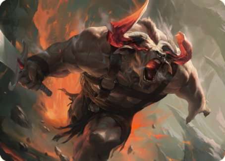 Furious Bellow Art Card [Dominaria United Art Series] - Magic: The Gathering - Card Brawlers | Quebec | Canada |