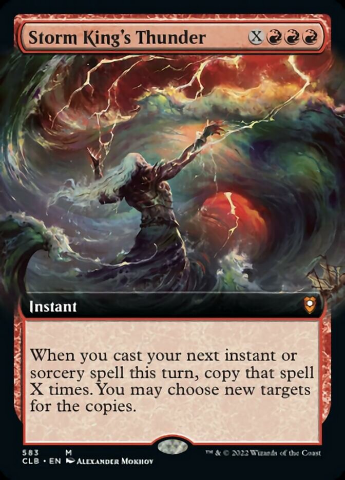 Storm King's Thunder (Extended Art) [Commander Legends: Battle for Baldur's Gate] - Magic: The Gathering - Card Brawlers | Quebec | Canada |