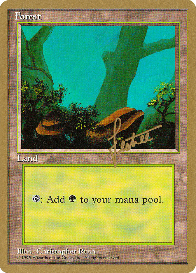 Forest (bl378) (Bertrand Lestree) [Pro Tour Collector Set] - Magic: The Gathering - Card Brawlers | Quebec | Canada |