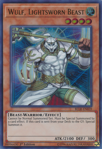 Wulf, Lightsworn Beast [BLLR-EN039] Ultra Rare - Yu-Gi-Oh! - Card Brawlers | Quebec | Canada |
