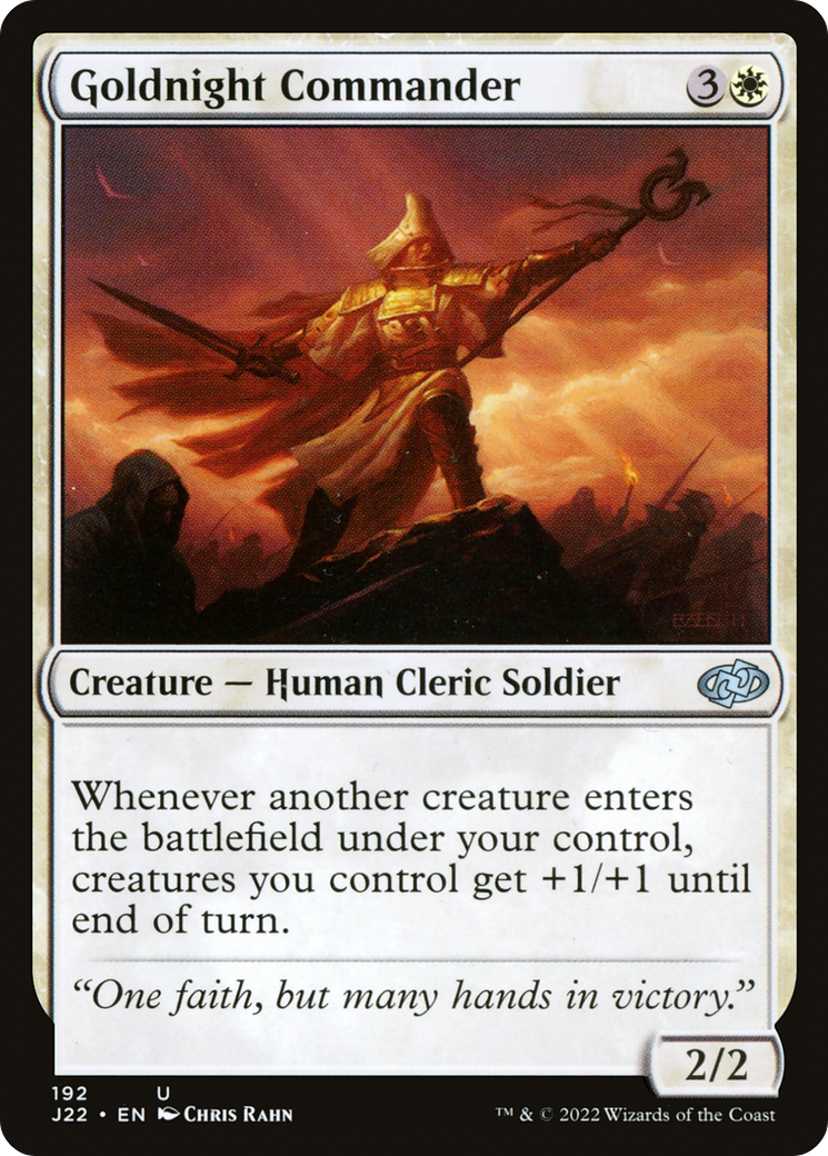 Goldnight Commander [Jumpstart 2022] - Magic: The Gathering - Card Brawlers | Quebec | Canada |