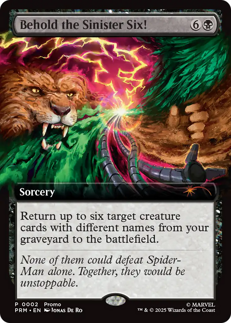 Behold the Sinister Six! Art Card (7/54) [Marvel's Spider-Man Art Series] - Magic: The Gathering - Card Brawlers | Quebec | Canada |