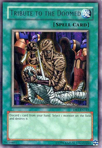 Tribute to The Doomed [DB1-EN165] Rare - Yu-Gi-Oh! - Card Brawlers | Quebec | Canada |