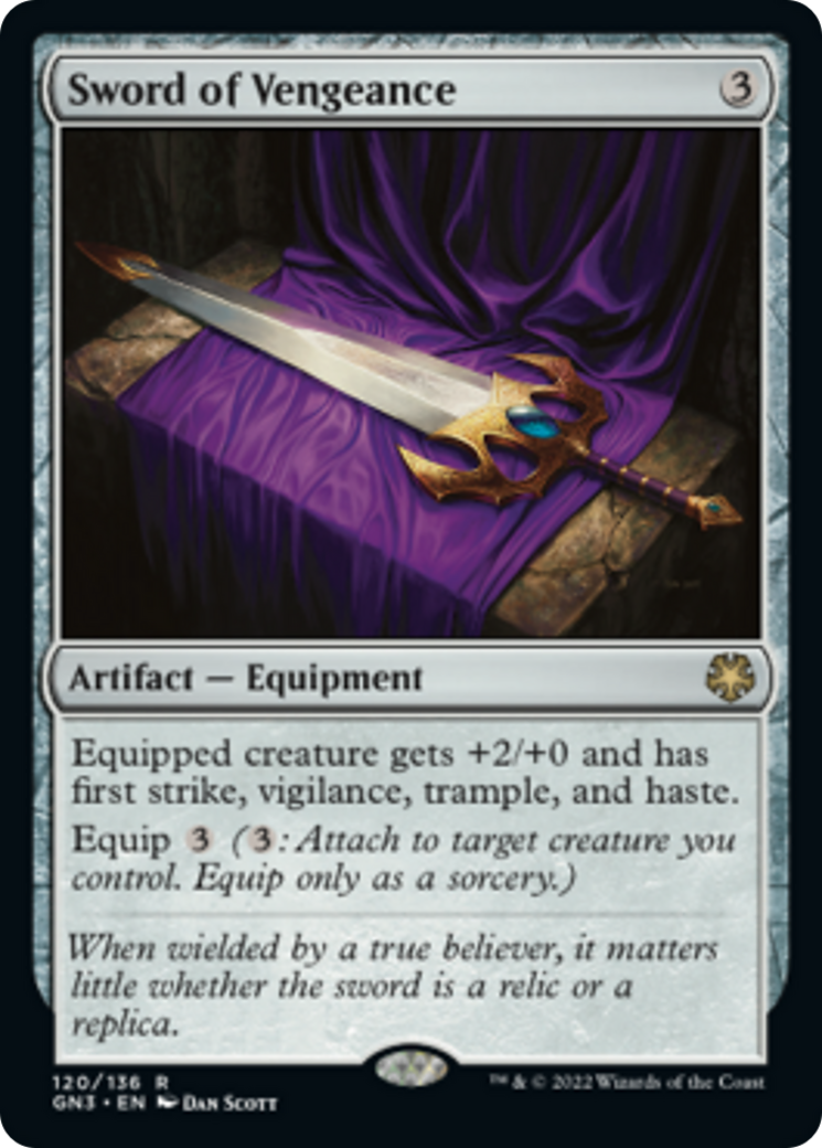 Sword of Vengeance [Game Night: Free-for-All] - Magic: The Gathering - Card Brawlers | Quebec | Canada |