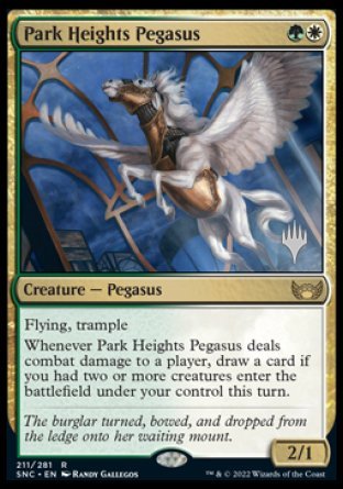 Park Heights Pegasus (Promo Pack) [Streets of New Capenna Promos] - Magic: The Gathering - Card Brawlers | Quebec | Canada |