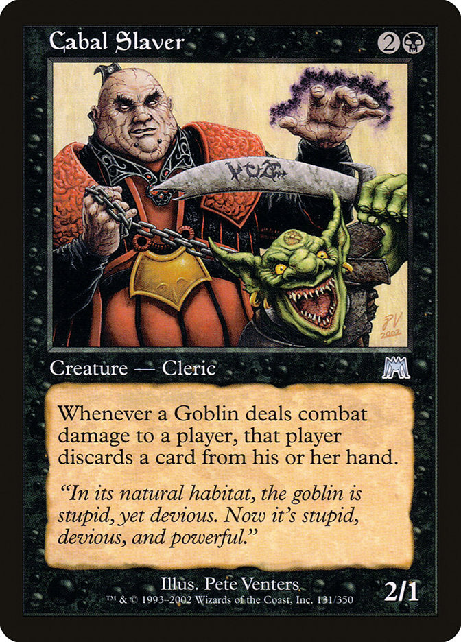Cabal Slaver [Onslaught] - Magic: The Gathering - Card Brawlers | Quebec | Canada |