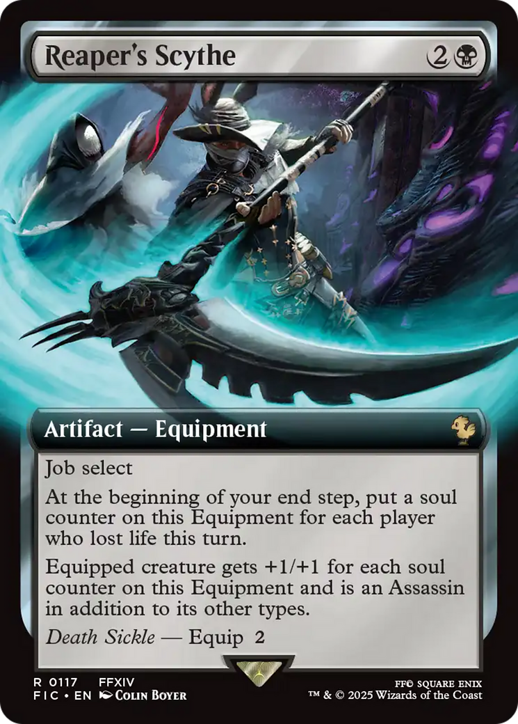 Reaper's Scythe (Extended Art) [FINAL FANTASY Commander] - Magic: The Gathering - Card Brawlers | Quebec | Canada |