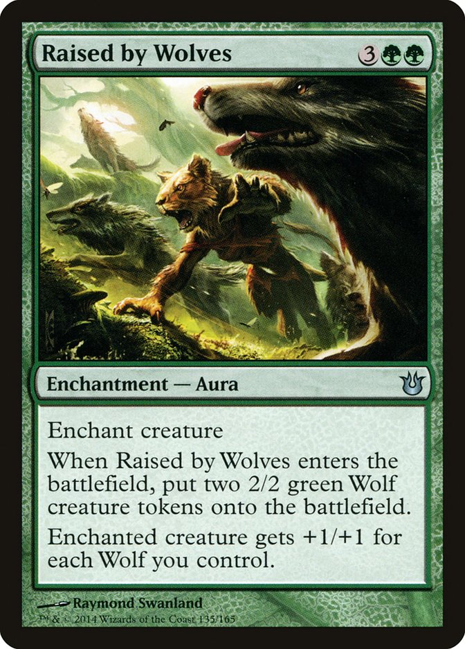 Raised by Wolves [Born of the Gods] - Magic: The Gathering - Card Brawlers | Quebec | Canada |