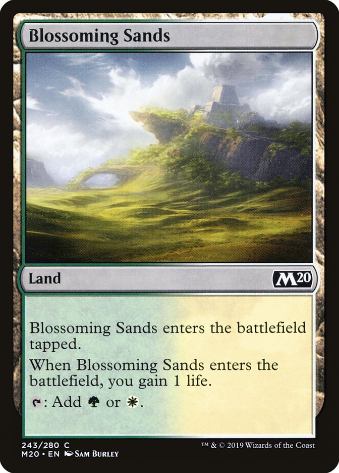 Blossoming Sands [Core Set 2020] - Magic: The Gathering - Card Brawlers | Quebec | Canada |